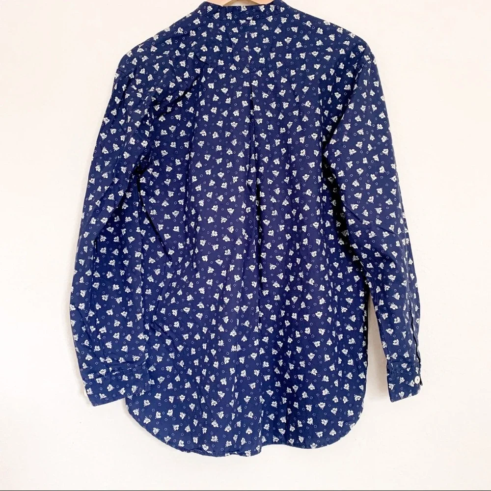 Eddie Bauer Floral Button down Blouse size s - Picture 4 of 8